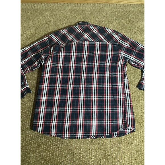 Five Brother Men's Heavy Flannel Button Up Work/Chore/Farm/Outdoor Shirt XL Reg - Picture 2 of 7